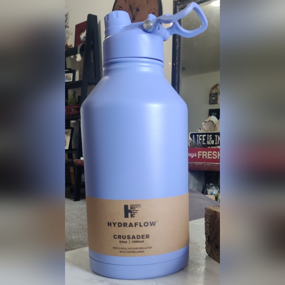 Crusader Lilac Color Water Bottle 64oz